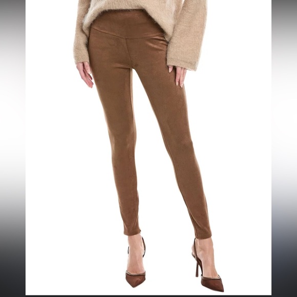 J. MCLAUGHLIN Hazelnut Lori Faux Suede Legging Brown Size Large Pants NWT - Picture 4 of 16